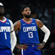 Paul George (r.) and Reggie Jackson